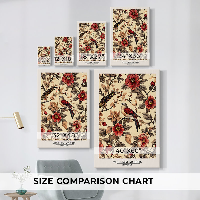 Lark Manor™ WM MORRIS Series CXXXI -Gallery Wrapped Cavas | Wayfair